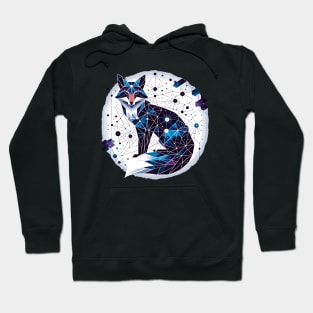 Celestial Vulpine: Starry Fox Hoodie